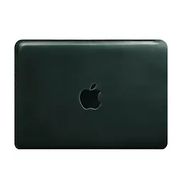 Шкіряний чохол BlankNote для MacBook 13 дюйм Зелений Crazy Horse - мініатюра 6