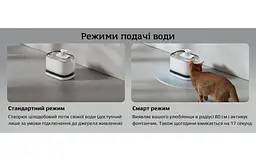 Фонтан для кота Petrust TK-WF011 2,5 л, з акумулятором 5200mAh і датчиком руху, Білий - мініатюра 3