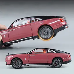 Колекційна металева модель автомобіля АвтоЕксперт Rolls-Royce Spectre з інерцією, світлом та звуком 1:24  - мініатюра 4