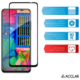 Скло захисне ACCLAB Full Glue Xiaomi Poco M5S Black (1283126545122) - миниатюра 5