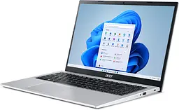 Acer Aspire 3 A315-35-C2L7 (NX.A6LEU.026) Pure Silver [no OS, українська клавіатура, не оригінальна коробка] - мініатюра 3