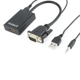 Перехідник VGA to HDMI Cablexpert (A-VGA-HDMI-01) - мініатюра 3