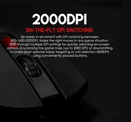 Игровая беспроводная мышь Fantech WG-10 RAIGORII PixArt 10G Black-Red - мініатюра 4