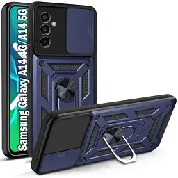Панель BeCover Military для Samsung Galaxy A14 4G SM-A145/A14 5G SM-A146 Blue (709146) - мініатюра 2