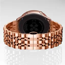Ремінець сталевий BeWatch 20 мм Link для Samsung Galaxy Watch 42 / Active | GTR42 мм Рожеве золото (1012438) - мініатюра 2