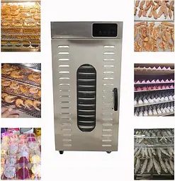 Роторний дегідратор сушарка для овочів фруктів м'яса грибів Food Dehydrator LT-103 - мініатюра 3