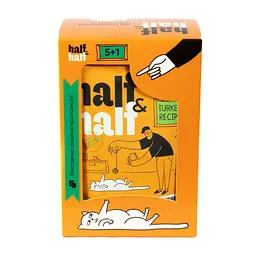Набір вологих кормів Super Cat Half&Half "5+1" для стерилізованих котів, шматочки з індичкою в желе, паучі, 6 шт*100 г - мініатюра 6