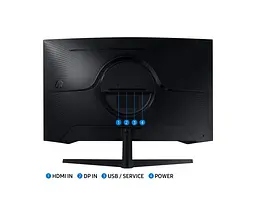 Монітор Samsung 31.5" Odyssey G55C 2xHDMI DP VA 2560x1440 165Hz 1ms CURVED teh0014201 - мініатюра 4