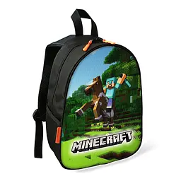 Рюкзак Minecraft Стів дитячий шкільний/міський 34х27х13 см для хлопчика (02410)