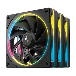 Кулер до корпусу Deepcool Набір вентиляторів Deepcool FL12SE 3IN1 для корпусу 3*120x120x25мм, HB, (FL12 SE 3IN1)