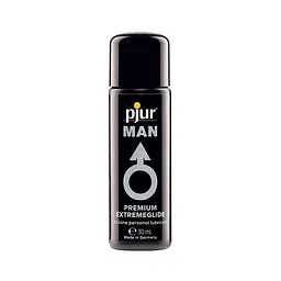 Густий силіконовий лубрикант Pjur MAN Premium Extremeglide із тривалим ефектом, економна, 30 мл