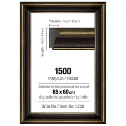 Рамка для пазлів Art Puzzle 1500 ел. 42 мм чорна (5729)
