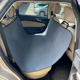 Автогамак для собак Lucky Pet, 146х140 см, сірий - мініатюра 3