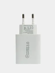 Мережевий зарядний пристрій Qumo Wall QC3.0 AR-108 Quick charge 3.0 5V/2А Зарядка - мініатюра 3