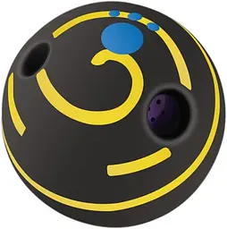 Іграшка-м'яч для собак Dog Giggle Ball Toy, Small Чорний з жовтим