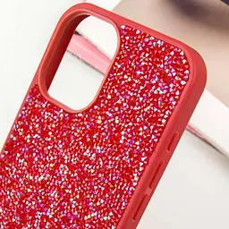 TPU чохол Bling World Rock Diamond для Apple iPhone 16 (6.1) Червоний - мініатюра 7