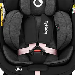 Автокрісло Lionelo Navy I-Size black pink (LO-NAVY I-SIZE BLACK PINK) - мініатюра 8