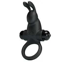 Ерекційне кільце - Pretty Love Vibrant Penis Ring I Black - мініатюра 9