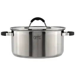 Каструля з кришкою Gipfel Metropole GP-1735 5.2 л 24 см срібляста - мініатюра 2