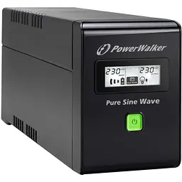 ДБЖ/Безперебійник Power Walker VI800 SW 800VA/480W (VI 800 SW) Чистий синус - мініатюра 3