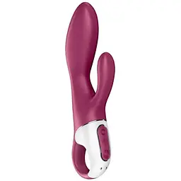 Вібратор-кролик Satisfyer Heated Affair 20 см бордовий