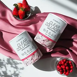 Для суглобів та зв'язок BiotechUSA Clear Collagen Strawberry-cranberry 308 г - мініатюра 5