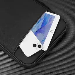 Сумка для ноутбука 12.9 - 13 дюймів Hoco GT2 Simple series laptop bag чорний - мініатюра 4