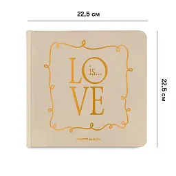Фотоальбом «Love is...» бежевий - мініатюра 2