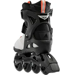 Ролики жіночі Rollerblade Macroblade 80 Womens 260 Сірий-Червоний - мініатюра 4