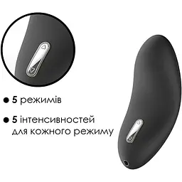 Кліторальний вібратор Svakom Echo Black - мініатюра 3