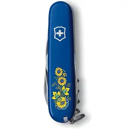 Ніж Victorinox Spartan Ukraine 91мм 12функ син Квіти - мініатюра 4