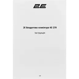 Клавіатура 2E KS270 WL/BT UA Grey/Black (2E-KS270WBGR_UA) [150968] - мініатюра 11