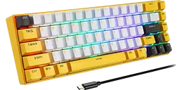 Клавіатура бездротова Motospeed BK67 Longhua Blue RGB Yellow (mtbk67ymb)