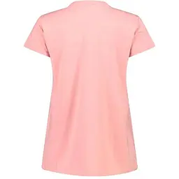 Футболка CMP Women's Stretch Cotton T-Shirt with Logo Peach Pink XS (1097-32D8066P-B504 36) - мініатюра 3