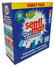 Пральний порошок Sentimat Oxi Power 3.3 кг – 60 прань з потужною формулою Oxi Power