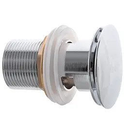 Донний клапан для раковини Ibergrif M20502 автоматичний Click-Clack з переливом 1 1/4″ IB0087 - мініатюра 3