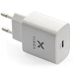 Зарядний пристрій Vinga PD USB-C 20 Вт, білий (VWCPDC) - мініатюра 1