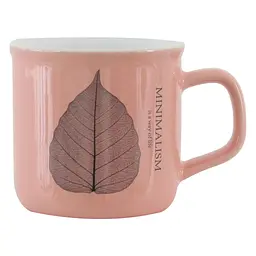 Чашка Limited Edition Minimalism, колір кораловий, 350 мл (6583583)