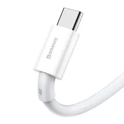 Кабель Baseus Superior Series Fast Charging USB to USB-C 66W 1m (CATYS-02) White [67416] - мініатюра 4