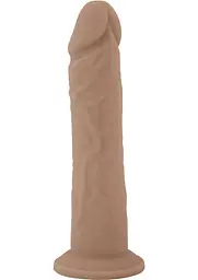 Фалоімітатор Silexd Realistic Dildo Liquid Silicone 2, 20.6 см (тілесний) - мініатюра 4