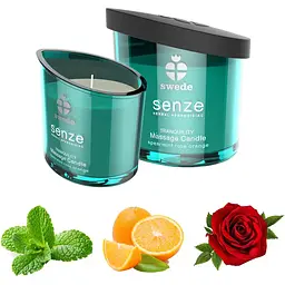 Масажна свічка Senze Tranquility Massage Candle, 50 мл - мініатюра 2