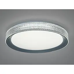 Люстра LED Diasha 46 Вт біла сіра 8 м²