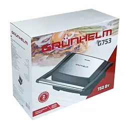 Електрогриль контактний Grunhelm G753 (135641) - мініатюра 4