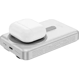 Зовнішній акумулятор WiWU Elite Wi-P056 10000mAh 22.5W Silver (6977703652390) [161281] - мініатюра 3