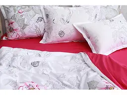 Комплект постільної білизни з компаньйоном 2-спальний TAG tekstil pbe0042398 - мініатюра 5