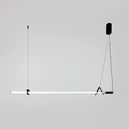 Трубчастий LED світильник із чорним корпусом 120 см | Line F | Арт. NO17-1200L BK - мініатюра 4