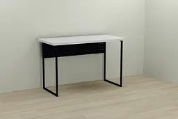 Комп'ютерний стіл Ferrum-decor Майк 75x140x60 чорний ДСП Білий 32мм (FRD-103872)
