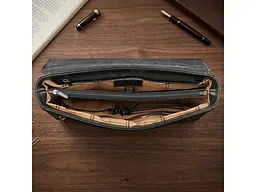 Чоловічий портфель із натуральної шкіри Italico 9276G-35 Чорний 35x27x8 см TONY PEROTTI sum0029070 - мініатюра 5