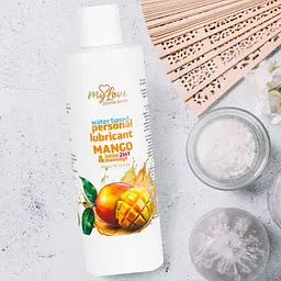 Лубрикант MyLove Aroma Series IntimMassage 2in1 Mango, 300 мл - мініатюра 4