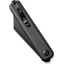 Ніж складаний Sencut Bronte SA08F Micarta чорний, чорне лезо - мініатюра 5